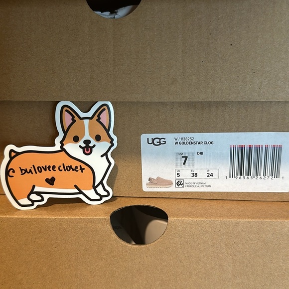 🧸BNIB Women’s Ugg Goldenstar Clogs - DRIFTWOOD - women’s 7🧸 - Picture 5 of 7